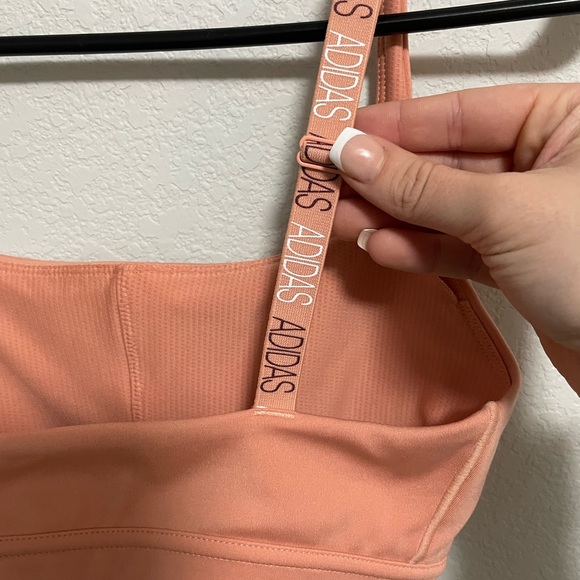 Women's Adidas Peach Sports Spa Size Xtra Small/Small - Picture 6 of 7
